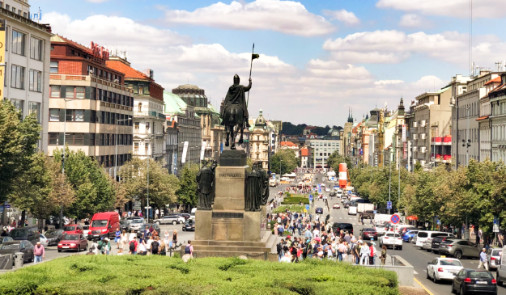 Praça Venceslau, Praga Republica Tcheca