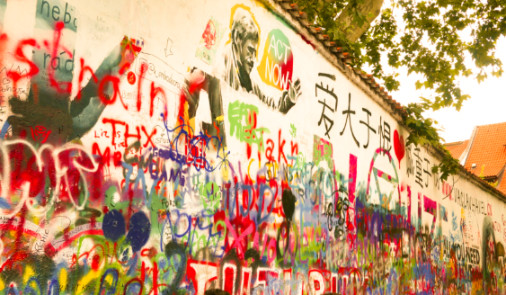 Muro de John Lennon, Praga Republica Tcheca