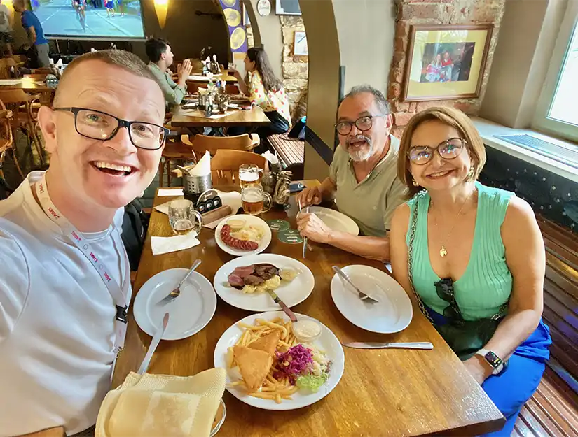 Comida típica tcheca em Praga